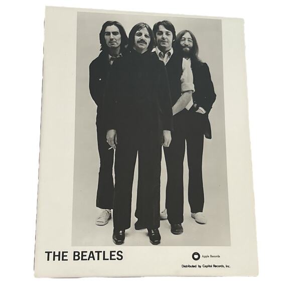 8x10 Print Beatles Just Before They Split in 1970 John Paul Ringo George - Picture 1 of 2
